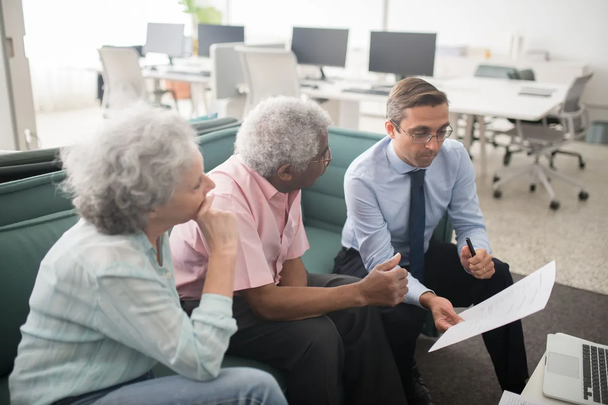 retirement planning team meeting