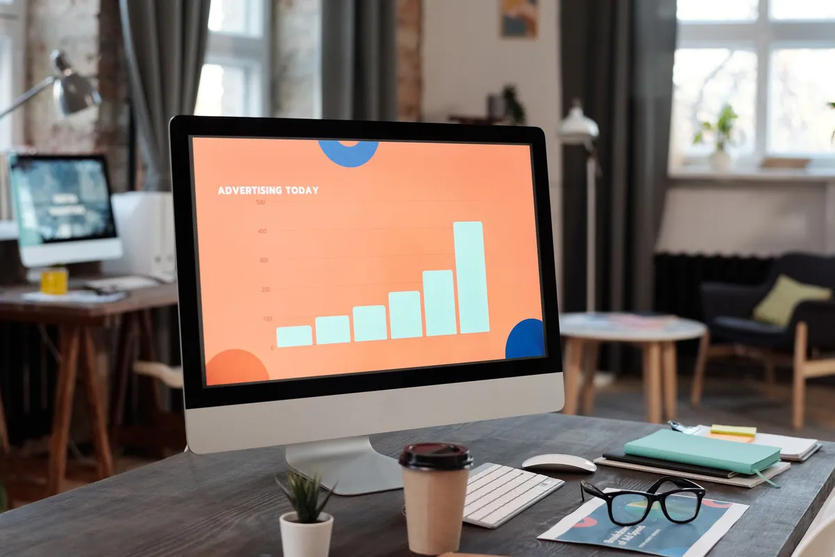 job advertisement on screen