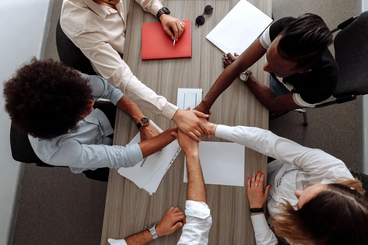 team collaboration at work