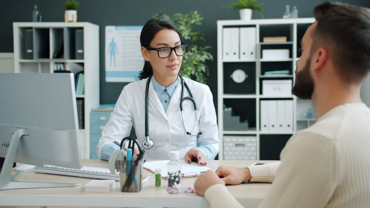 medical consultation with doctor