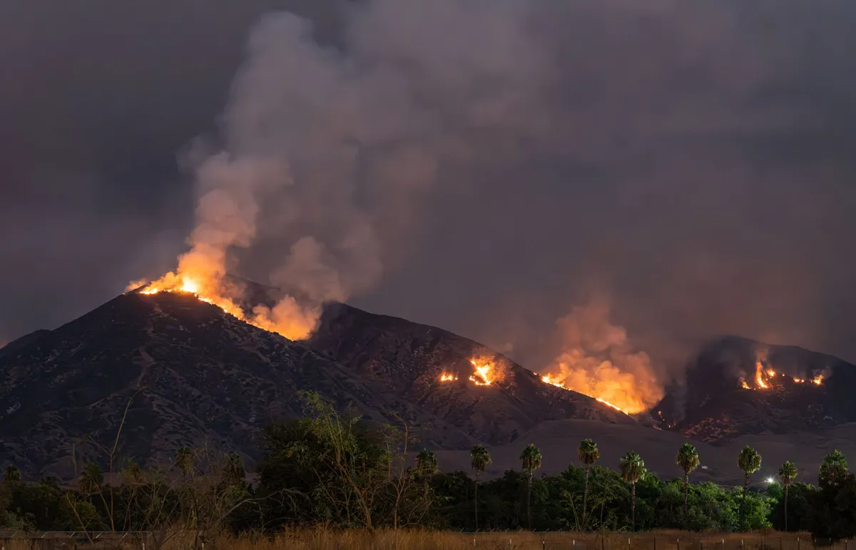 California wildfire smoke