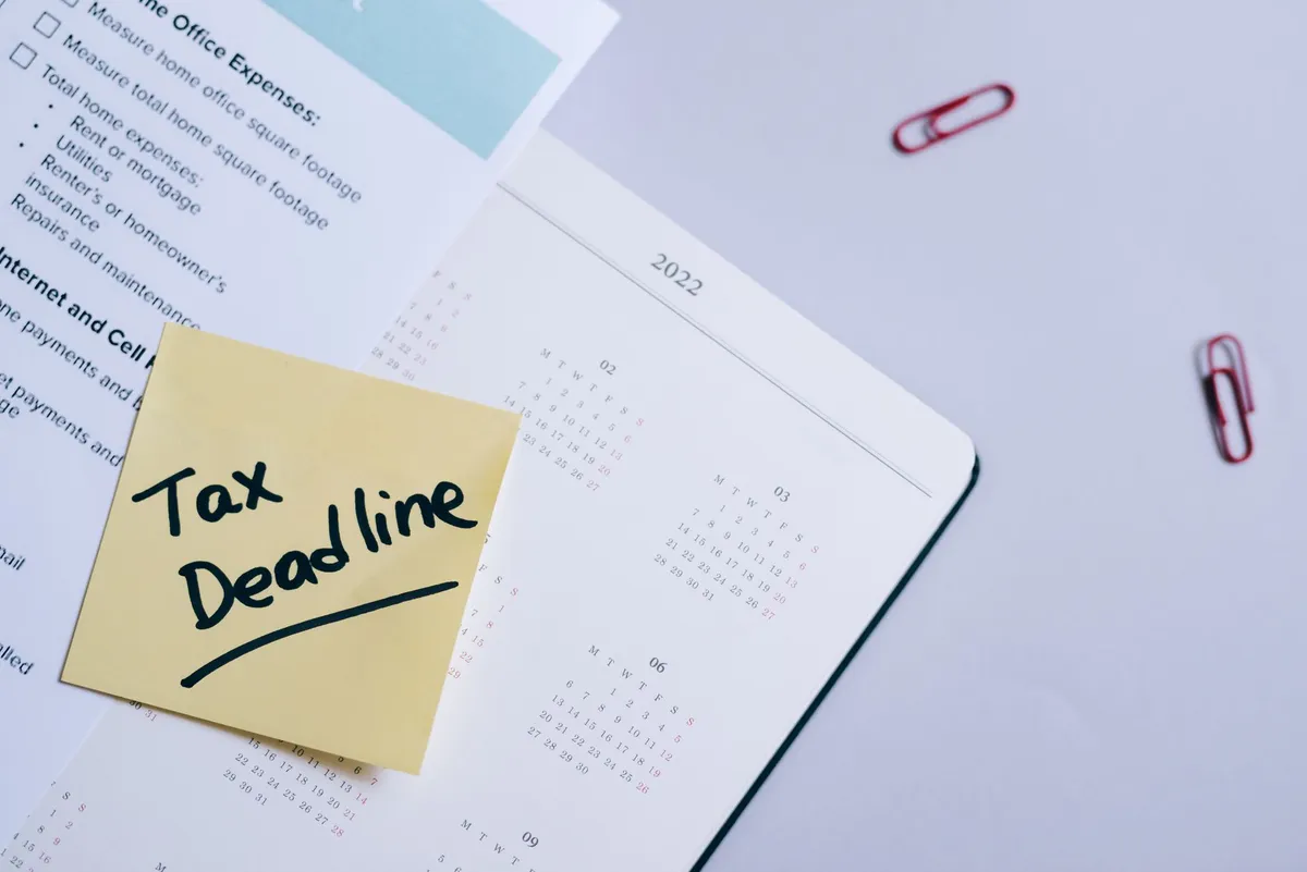 calendar with deadlines