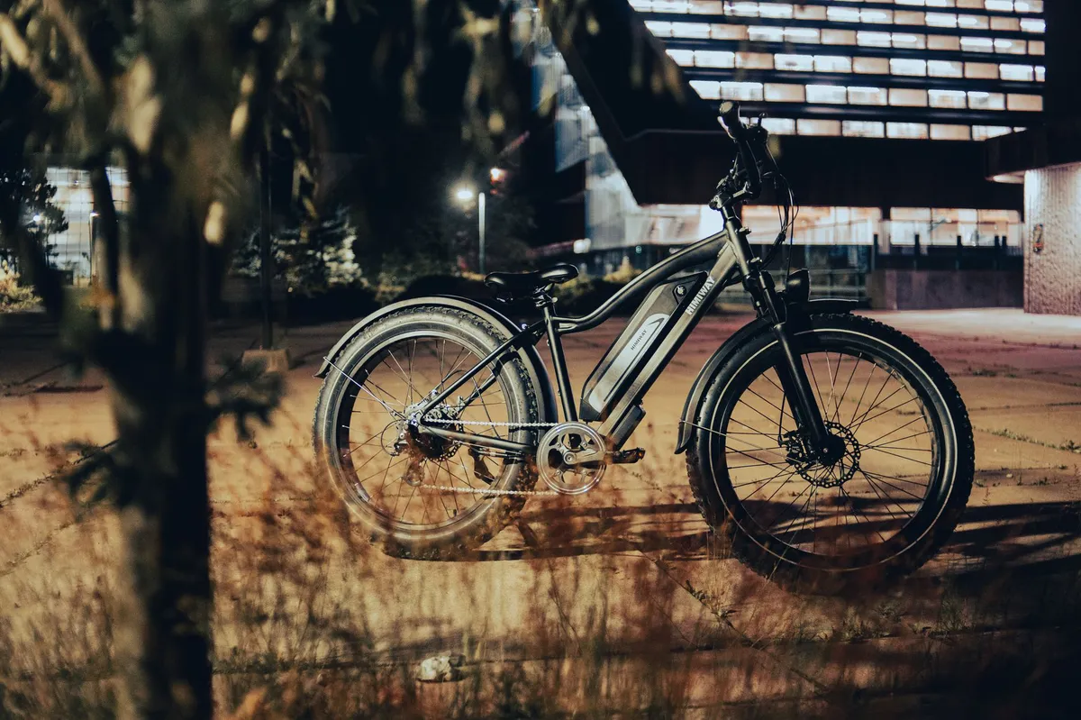 electric bike on city street