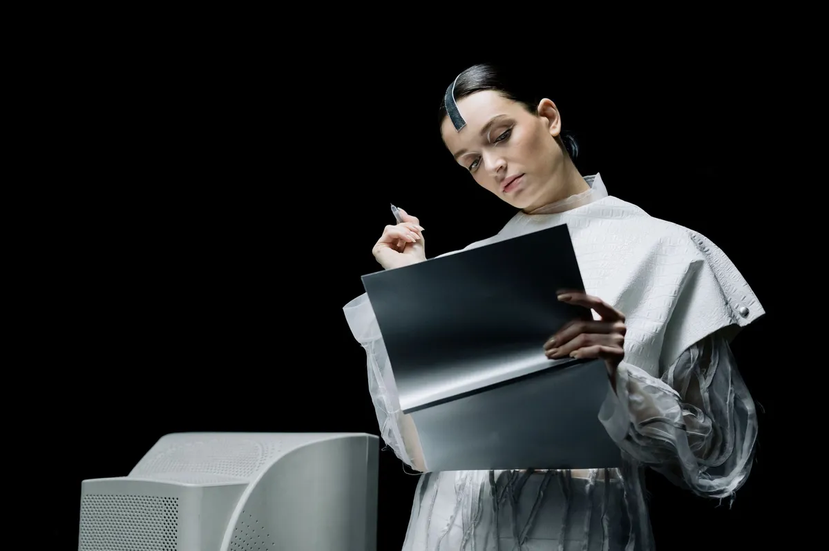 AI researcher at work