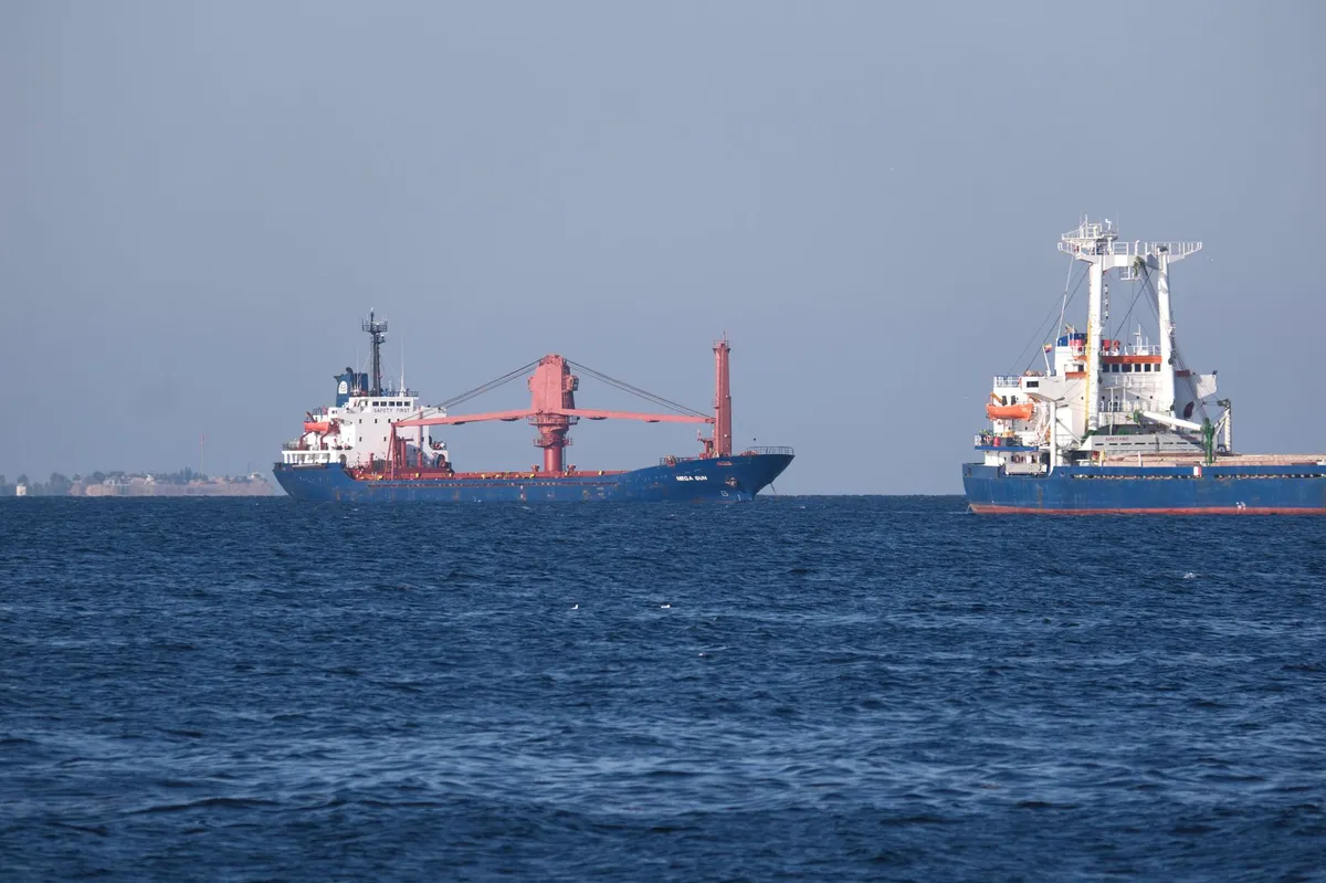shipping tanker in Gulf
