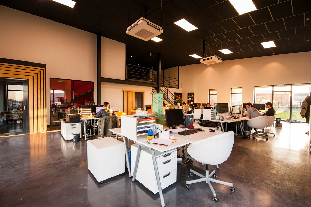 insurance agency office interior