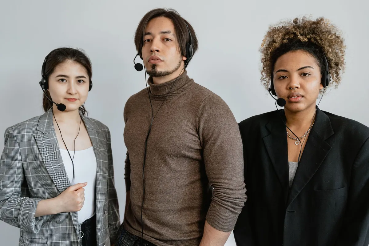diverse human services team