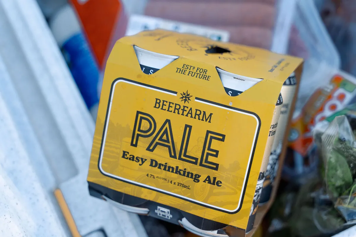 stolen beer cases