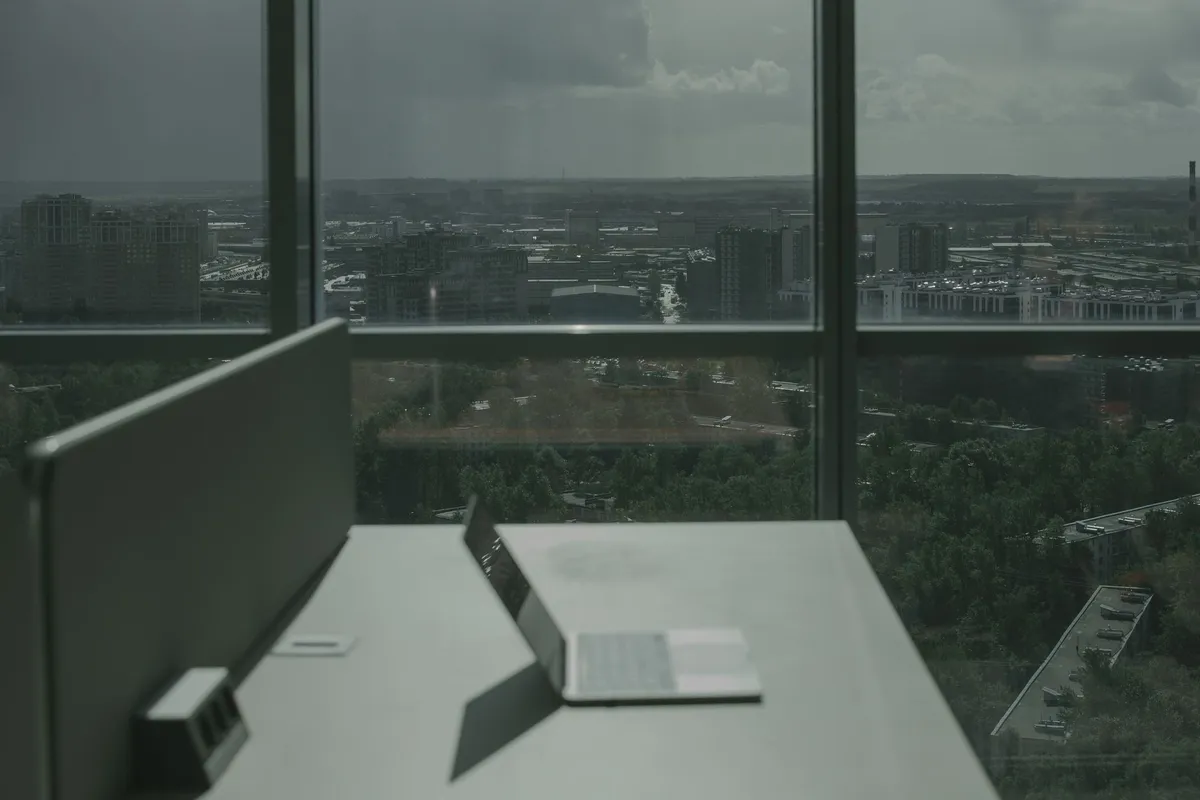 modern office workspace
