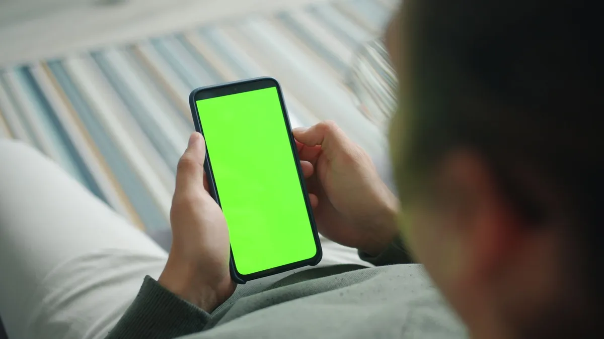 customer using insurance app