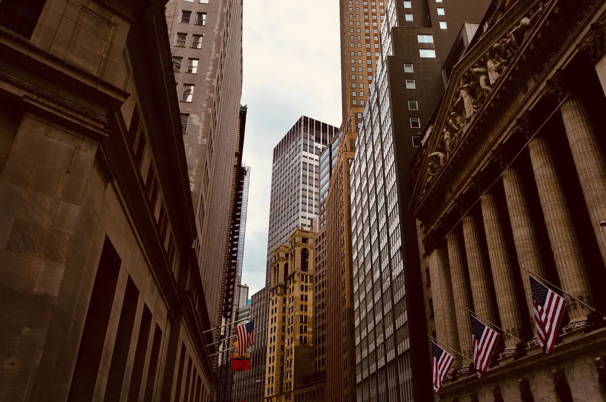 Wall Street skyline