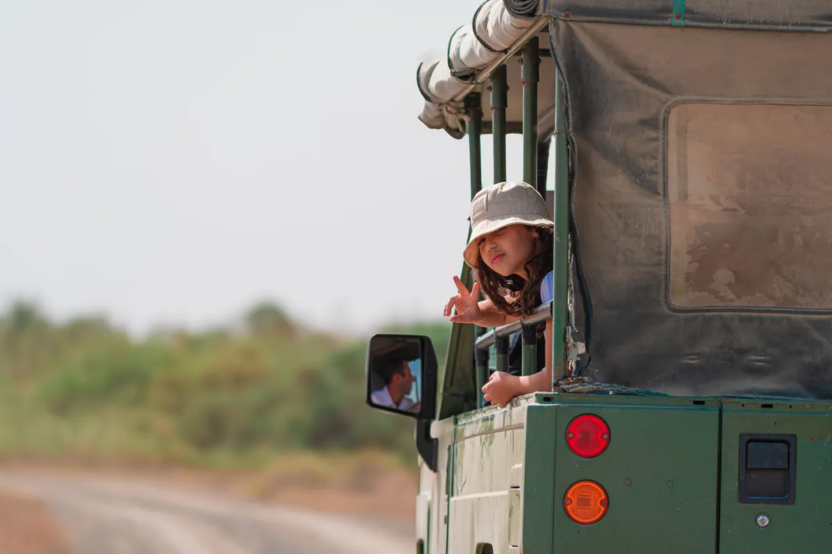 family road trip in Jeep
