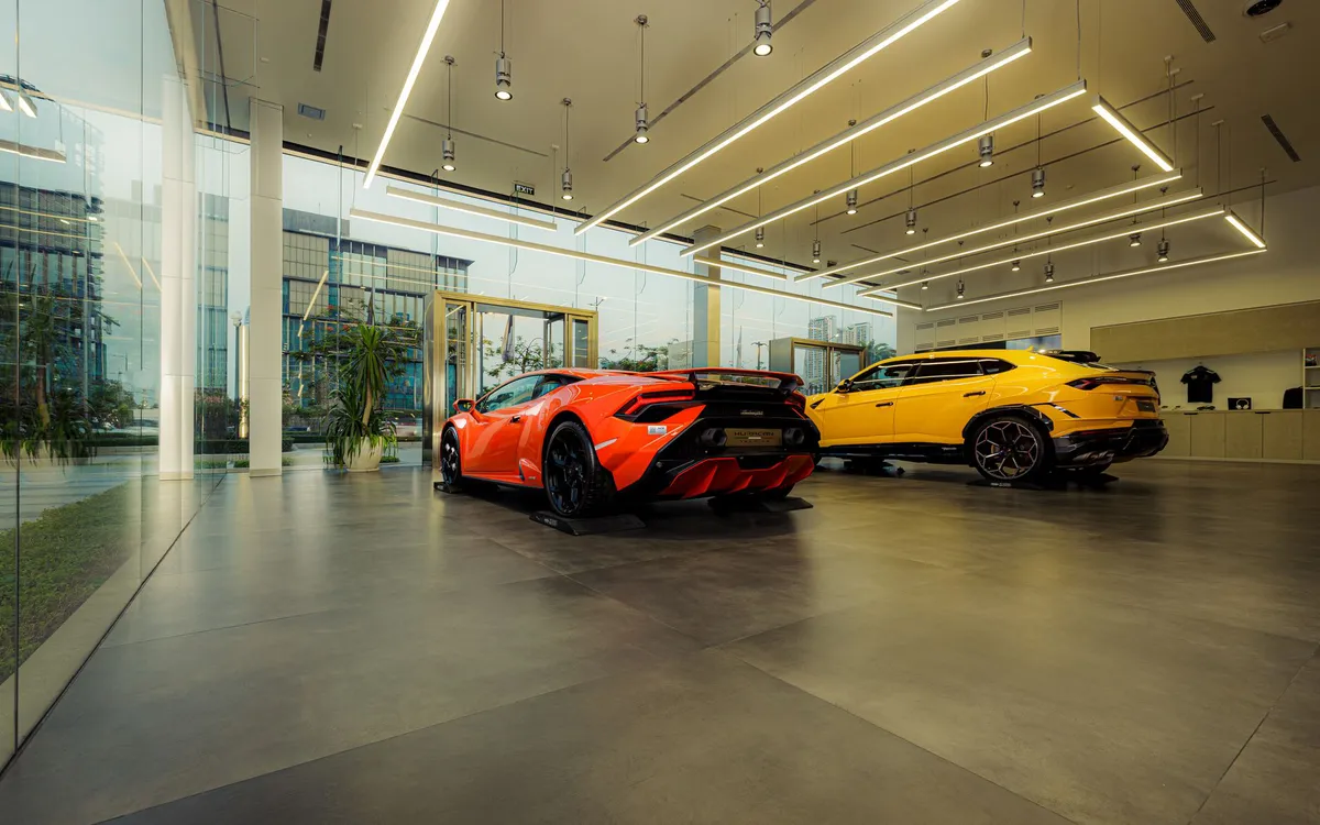 luxury car dealership