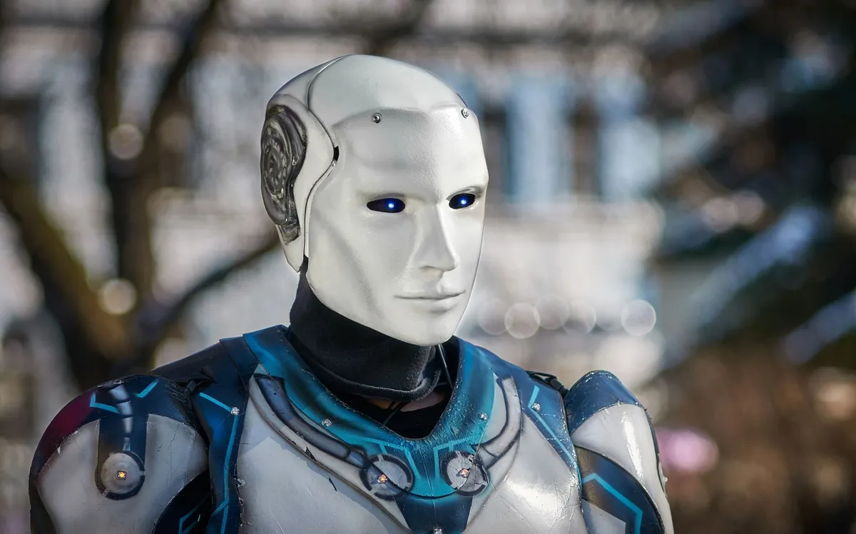 humanoid robot closeup