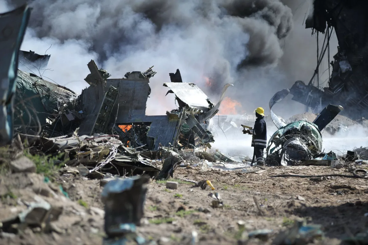 cargo plane crash aftermath