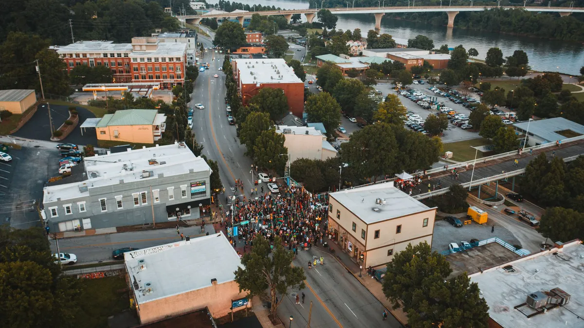 community drone demonstration